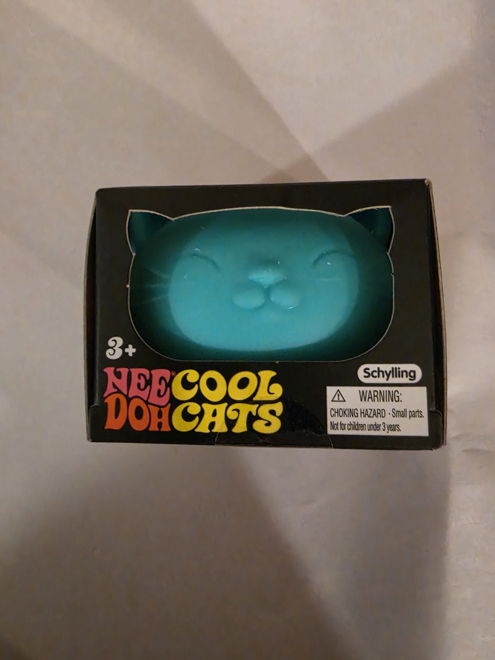 Needoh Cool Cats Squishy Teal 😻🐈